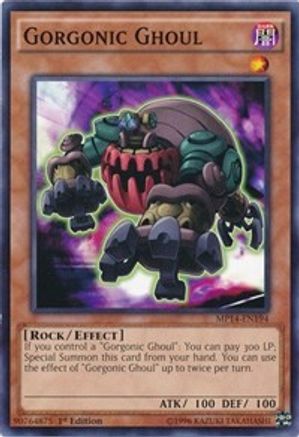Gorgonic Ghoul (MP14-EN194) - 2014 Mega-Tins Mega Pack Unlimited - Premium Yugioh Single from Konami - Just $0.25! Shop now at Game Crave Tournament Store