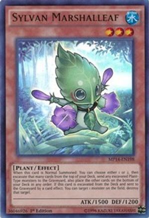 Sylvan Marshalleaf (MP14-EN198) - 2014 Mega-Tins Mega Pack 1st Edition - Premium Yugioh Single from Konami - Just $1.14! Shop now at Game Crave Tournament Store