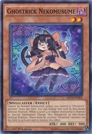 Ghostrick Nekomusume (MP14-EN204) - 2014 Mega-Tins Mega Pack 1st Edition - Premium Yugioh Single from Konami - Just $0.25! Shop now at Game Crave Tournament Store