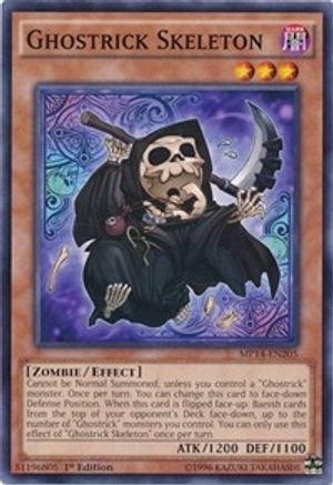 Ghostrick Skeleton (MP14-EN205) - 2014 Mega-Tins Mega Pack 1st Edition - Premium Yugioh Single from Konami - Just $0.59! Shop now at Game Crave Tournament Store