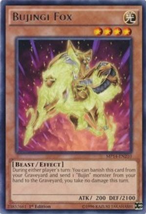 Bujingi Fox (MP14-EN210) - 2014 Mega-Tins Mega Pack Unlimited - Premium Yugioh Single from Konami - Just $0.25! Shop now at Game Crave Tournament Store