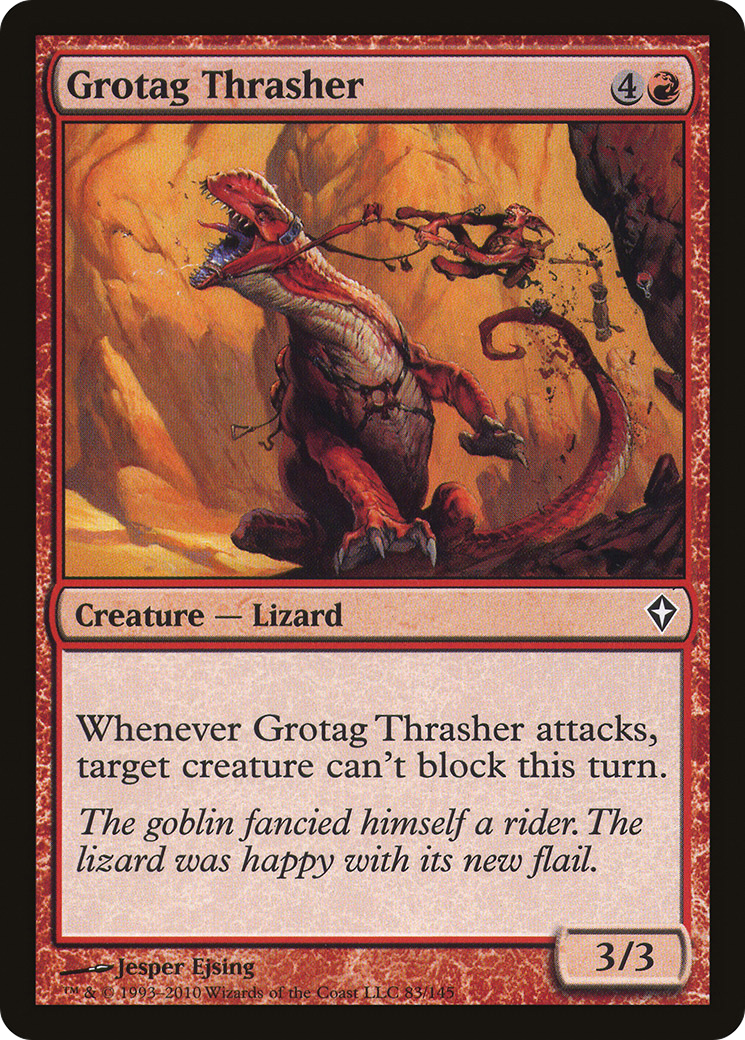 Grotag Thrasher (WWK-083) - Worldwake - Premium MTG Single from Wizards of the Coast - Just $0.25! Shop now at Game Crave Tournament Store