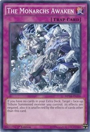 The Monarchs Awaken (MP14-EN236) - 2014 Mega-Tins Mega Pack Unlimited - Premium Yugioh Single from Konami - Just $0.25! Shop now at Game Crave Tournament Store