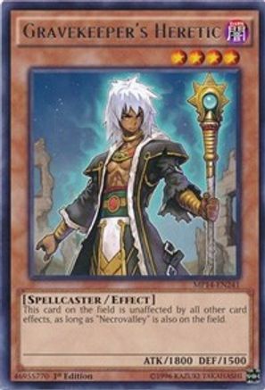 Gravekeeper's Heretic (MP14-EN241) - 2014 Mega-Tins Mega Pack 1st Edition - Premium Yugioh Single from Konami - Just $0.87! Shop now at Game Crave Tournament Store