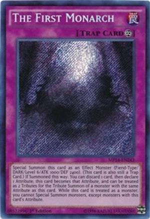 The First Monarch (MP14-EN243) - 2014 Mega-Tins Mega Pack 1st Edition - Premium Yugioh Single from Konami - Just $0.38! Shop now at Game Crave Tournament Store