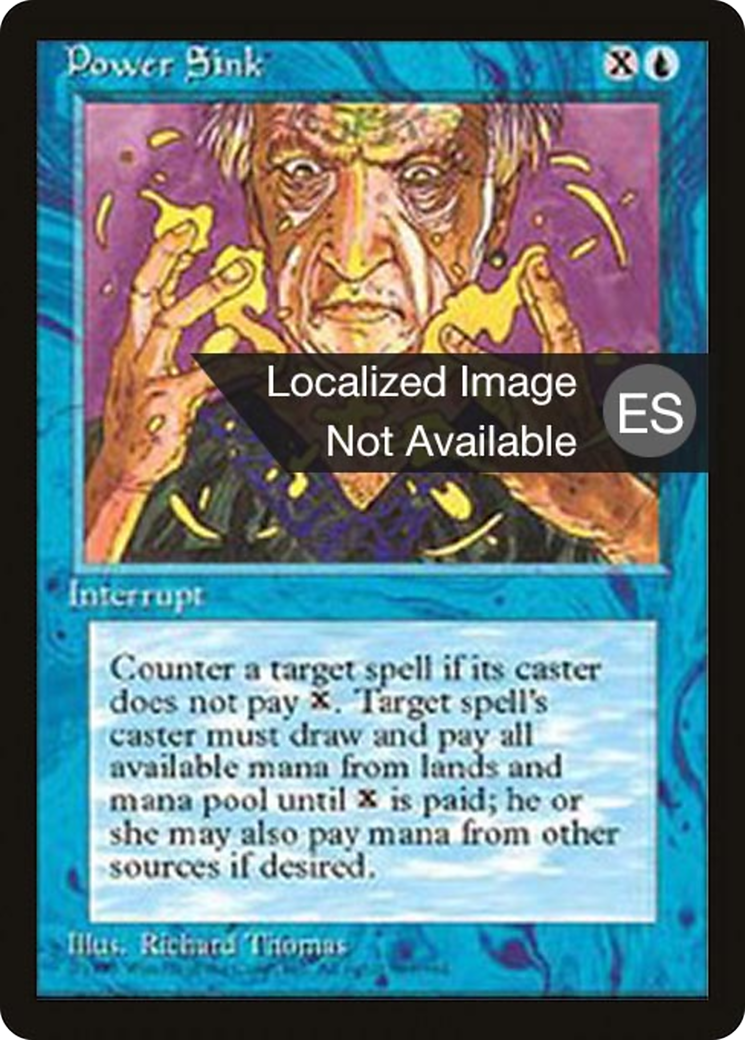 Power Sink (4BB-093) - Fourth Edition Foreign Black Border - Premium MTG Single from Wizards of the Coast - Just $1.59! Shop now at Game Crave Tournament Store