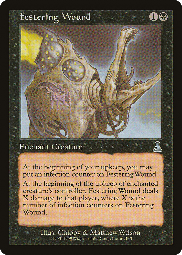 Festering Wound (UDS-061) - Urza's Destiny - Premium MTG Single from Wizards of the Coast - Just $0.32! Shop now at Game Crave Tournament Store
