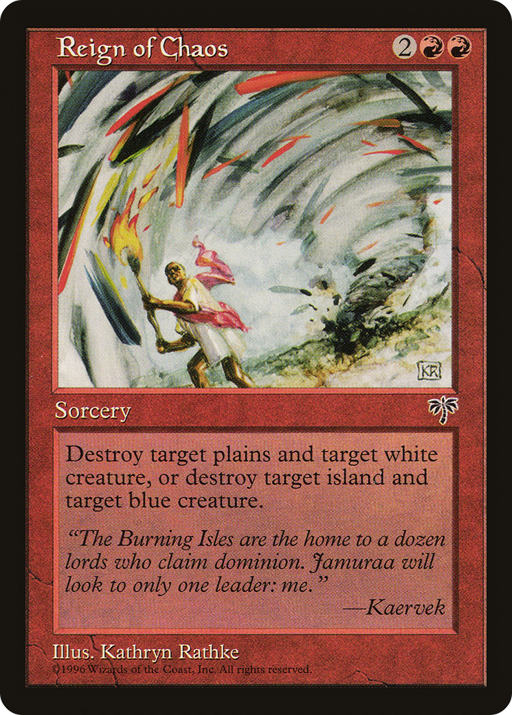 Reign of Chaos (MIR-190) - Mirage - Premium MTG Single from Wizards of the Coast - Just $0.08! Shop now at Game Crave Tournament Store