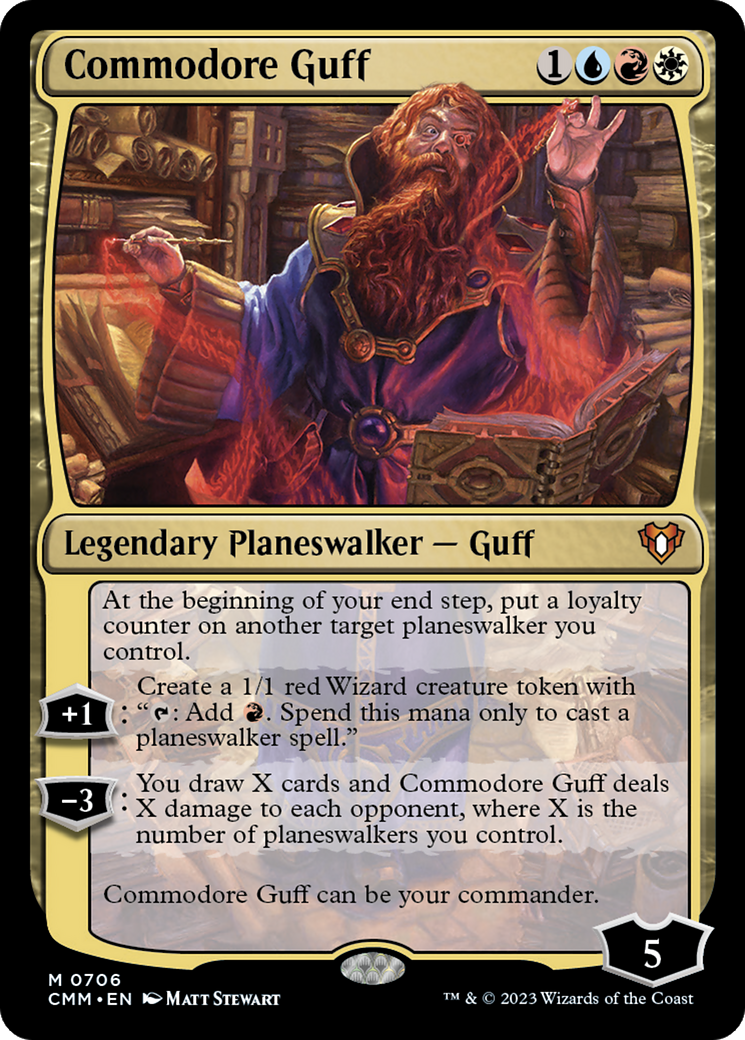 Commodore Guff (CMM-706) - Commander Masters Foil - Premium MTG Single from Wizards of the Coast - Just $0.14! Shop now at Game Crave Tournament Store