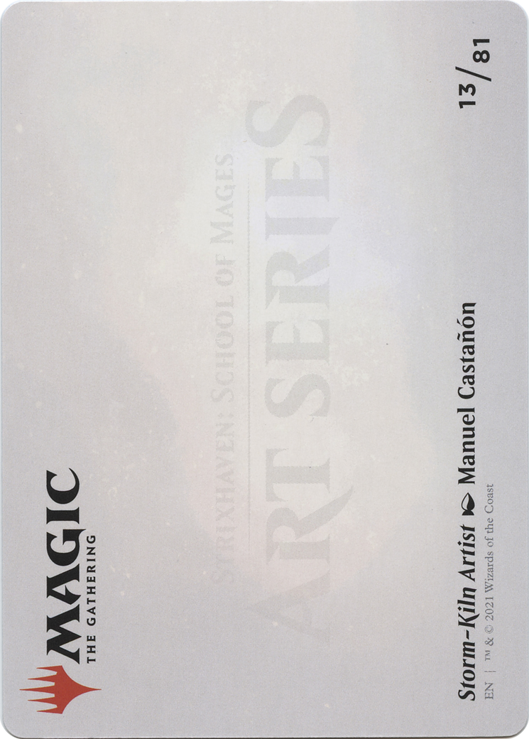 Storm-Kiln Artist // Storm-Kiln Artist (ASTX-013) - Strixhaven Art Series (Borderless) - Premium MTG Single from Wizards of the Coast - Just $0! Shop now at Game Crave Tournament Store