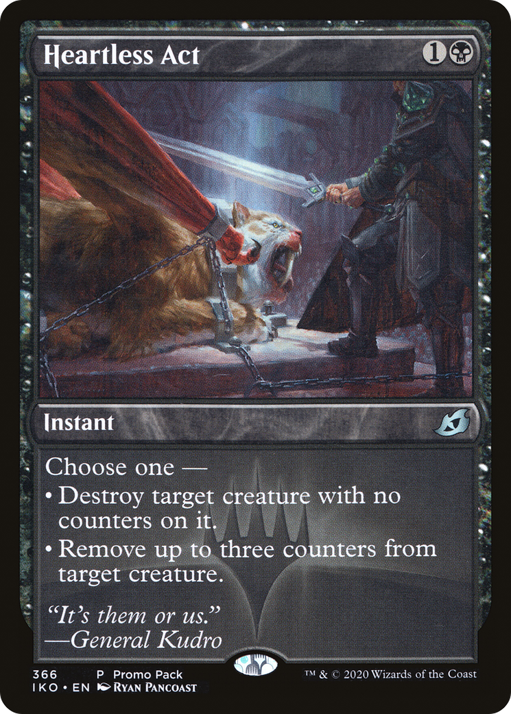 Heartless Act (IKO-366) - Ikoria: Lair of Behemoths - Premium MTG Single from Wizards of the Coast - Just $0.25! Shop now at Game Crave Tournament Store