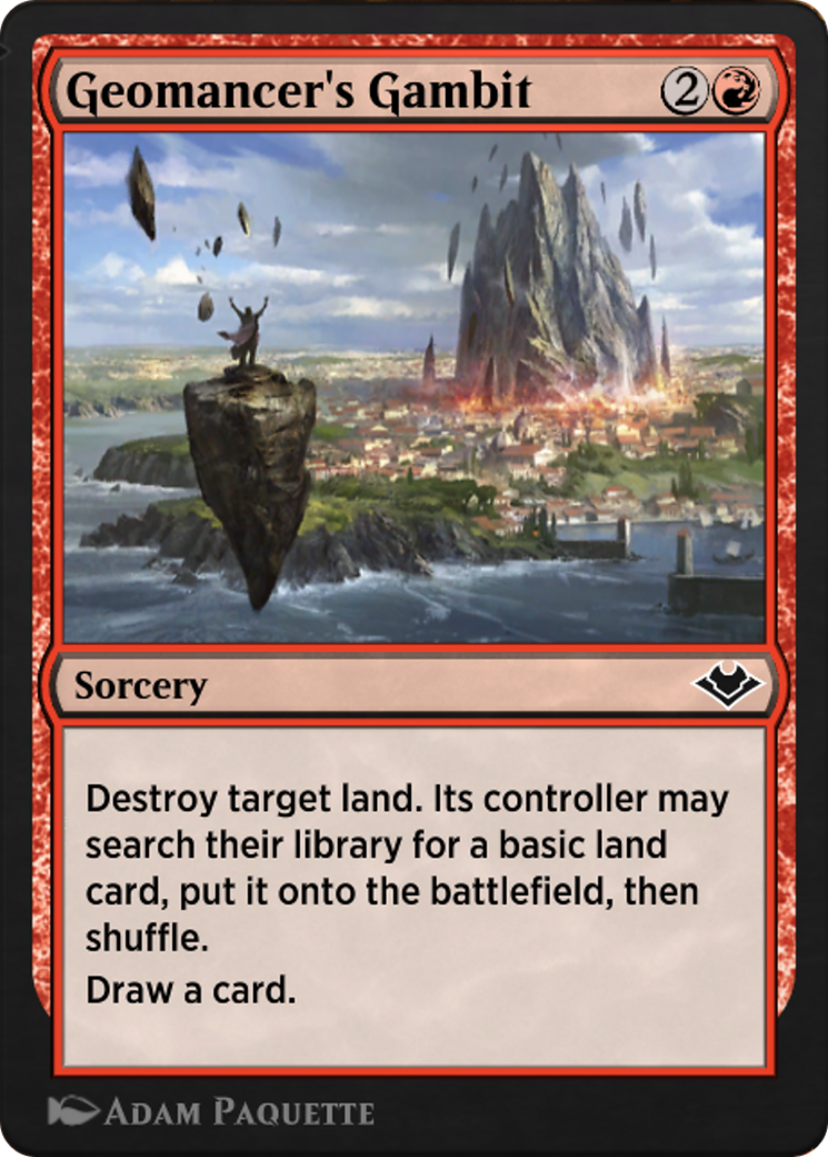 Geomancer's Gambit (J21-452) - Jumpstart: Historic Horizons - Premium MTG Single from Wizards of the Coast - Just $0! Shop now at Game Crave Tournament Store