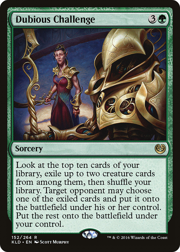 Dubious Challenge (KLD-152) - Kaladesh - Premium MTG Single from Wizards of the Coast - Just $0.25! Shop now at Game Crave Tournament Store