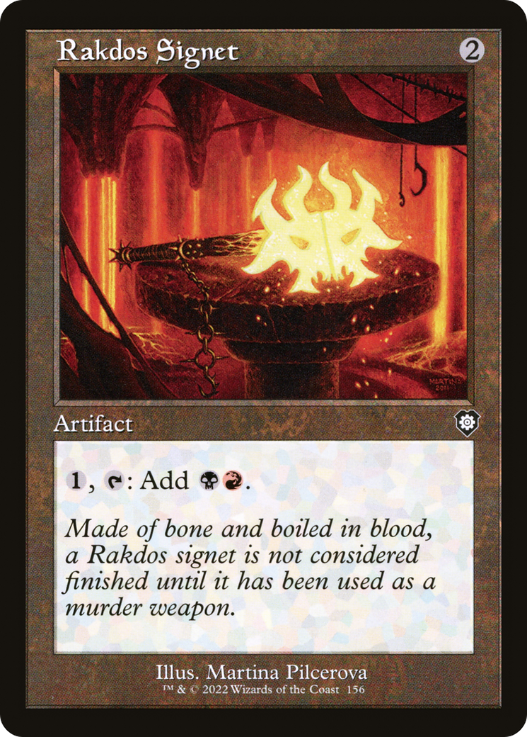 Rakdos Signet (BRC-156) - The Brothers' War Commander - Premium MTG Single from Wizards of the Coast - Just $0.22! Shop now at Game Crave Tournament Store