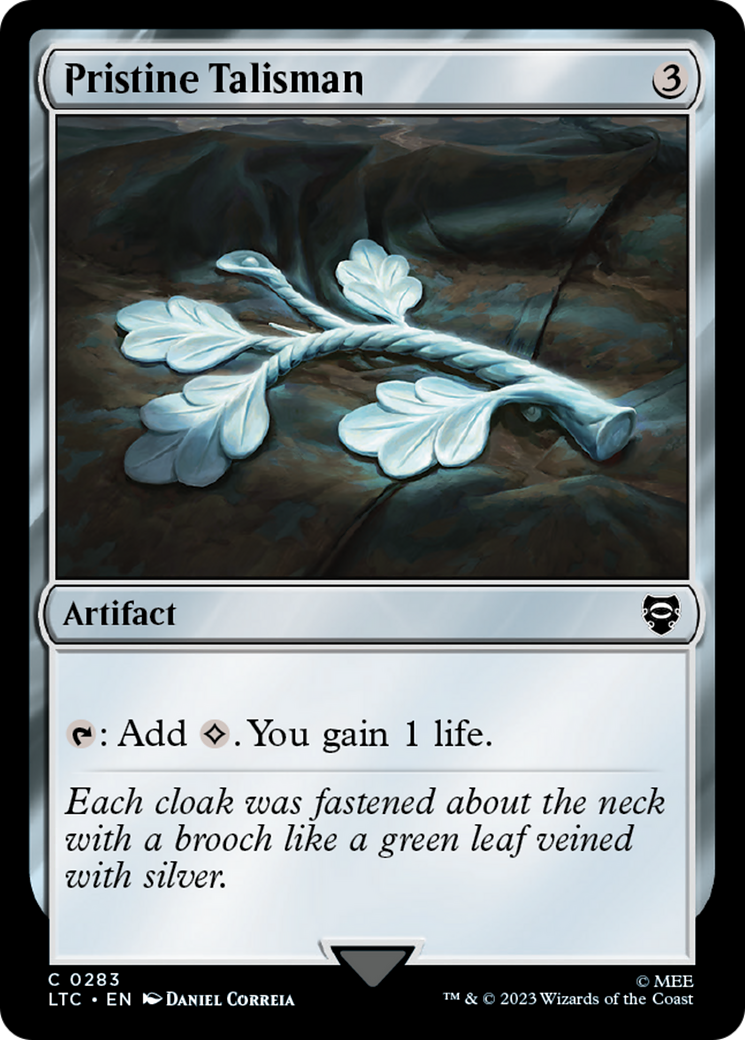 Pristine Talisman (LTC-283) - Tales of Middle-earth Commander - Premium MTG Single from Wizards of the Coast - Just $0.08! Shop now at Game Crave Tournament Store