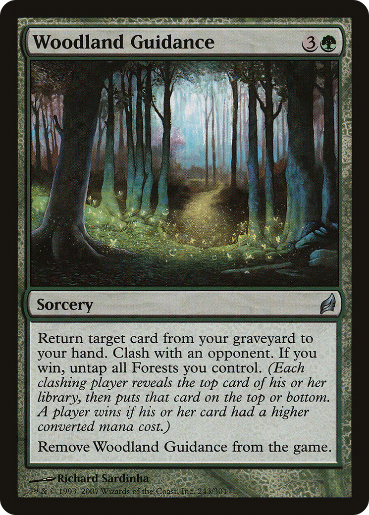 Woodland Guidance (LRW-243) - Lorwyn Foil - Premium MTG Single from Wizards of the Coast - Just $0.55! Shop now at Game Crave Tournament Store