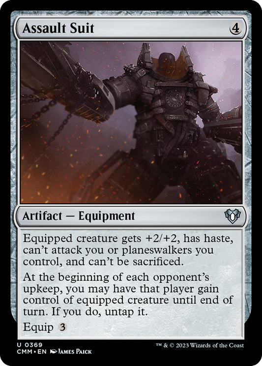 Assault Suit (CMM-369) - Commander Masters - Premium MTG Single from Wizards of the Coast - Just $0.08! Shop now at Game Crave Tournament Store