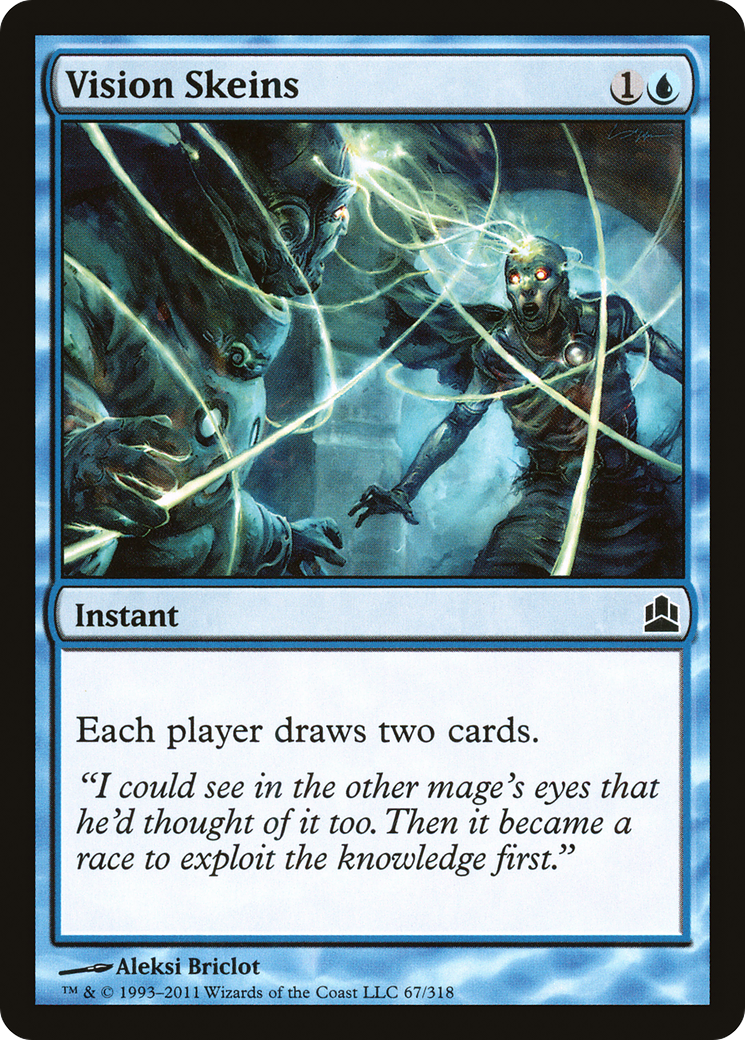 Vision Skeins (CMD-067) - Commander 2011 - Premium MTG Single from Wizards of the Coast - Just $0.71! Shop now at Game Crave Tournament Store