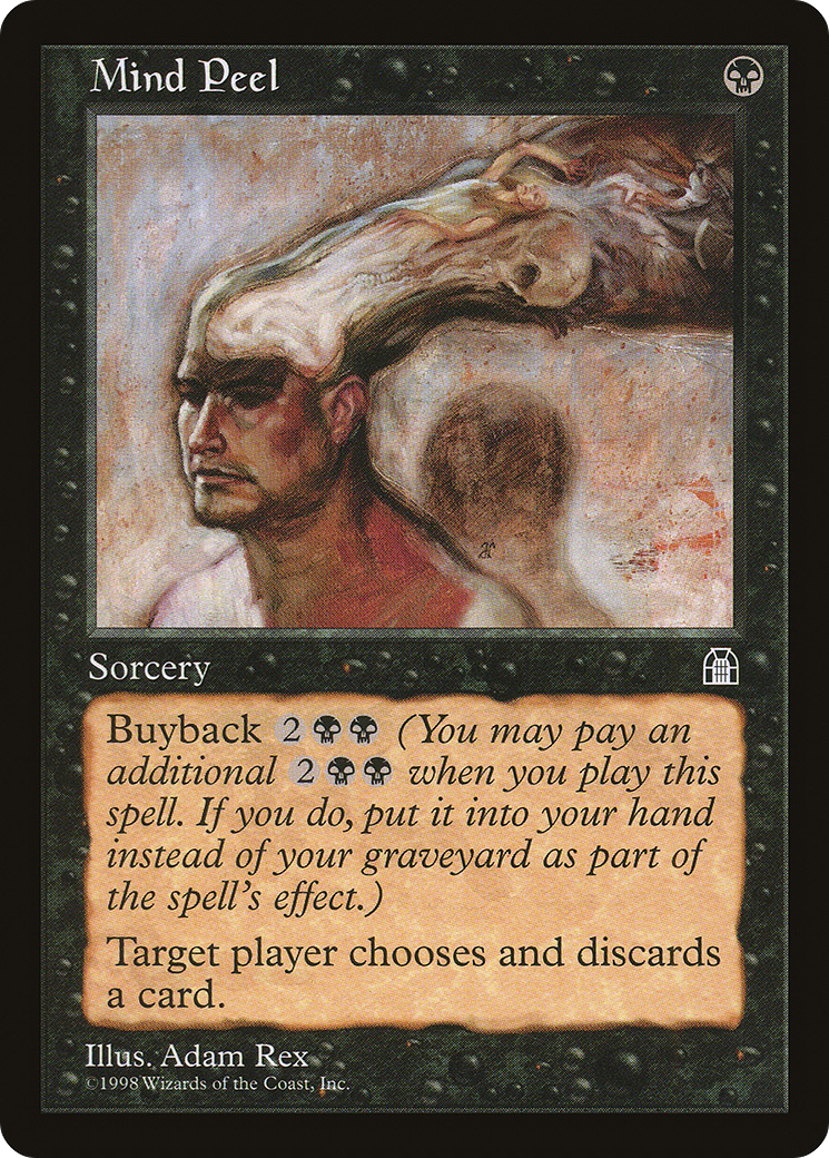 Mind Peel (STH-063) - Stronghold - Premium MTG Single from Wizards of the Coast - Just $0.25! Shop now at Game Crave Tournament Store