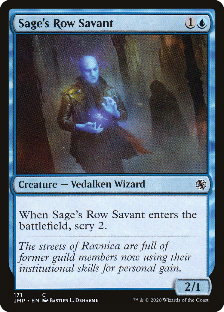 Sage's Row Savant (JMP-171) - Jumpstart - Premium MTG Single from Wizards of the Coast - Just $0.08! Shop now at Game Crave Tournament Store