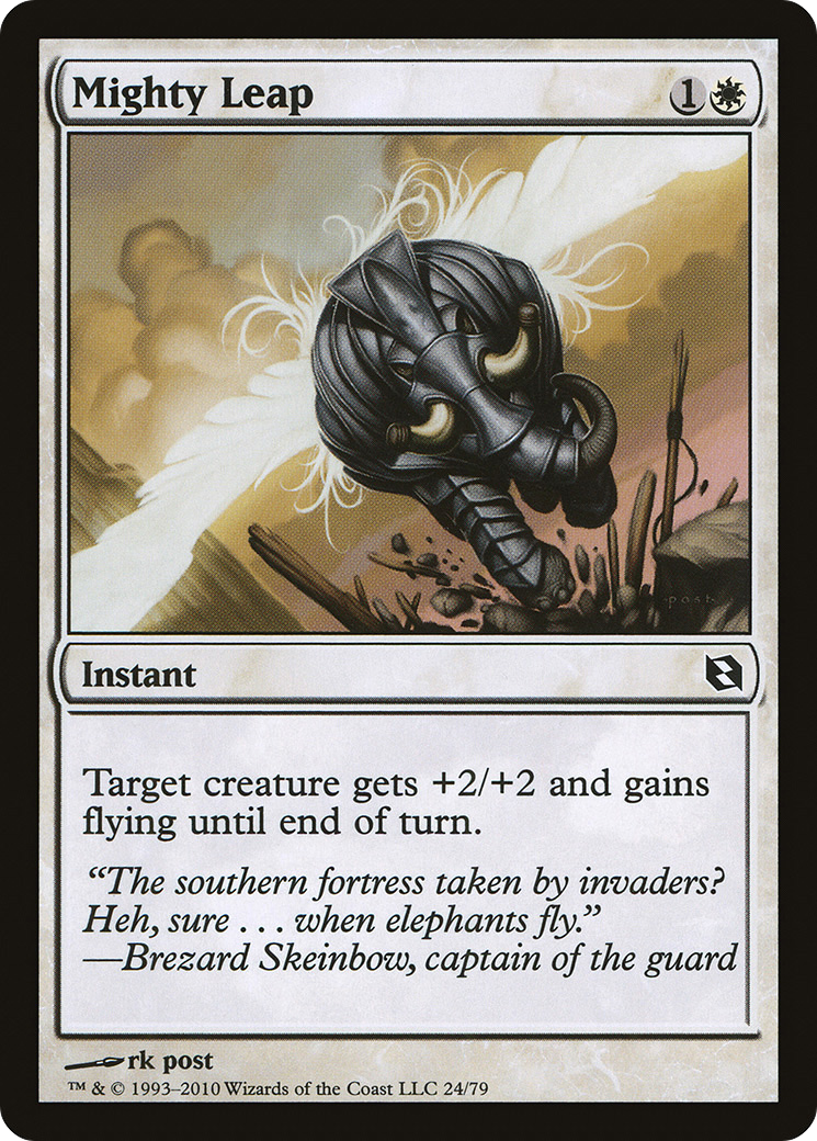 Mighty Leap (DDF-024) - Duel Decks: Elspeth vs. Tezzeret - Premium MTG Single from Wizards of the Coast - Just $0.25! Shop now at Game Crave Tournament Store