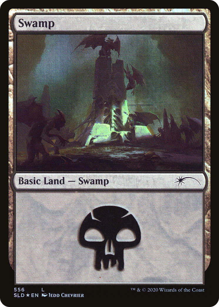 Swamp (SLD-556) - Secret Lair Drop Foil - Premium MTG Single from Wizards of the Coast - Just $0.08! Shop now at Game Crave Tournament Store