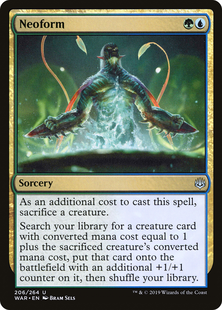 Neoform (WAR-206) - War of the Spark - Premium MTG Single from Wizards of the Coast - Just $0.94! Shop now at Game Crave Tournament Store