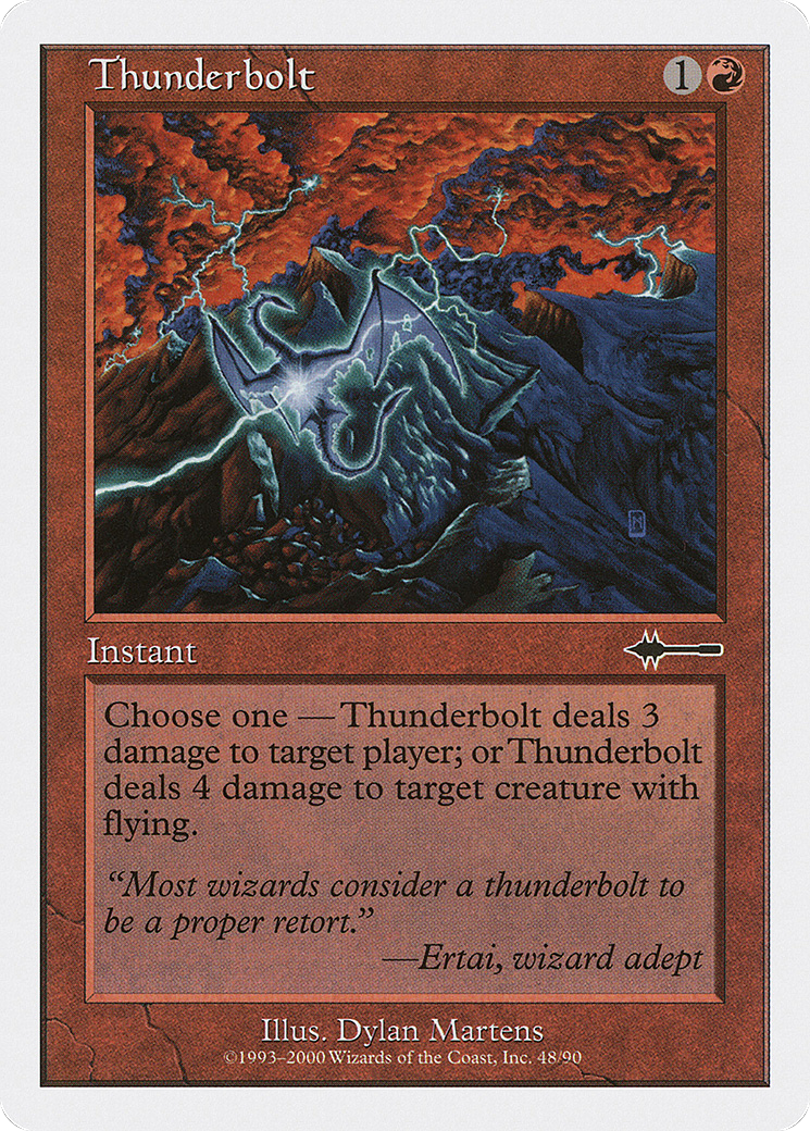 Thunderbolt (BTD-048) - Beatdown Box Set - Premium MTG Single from Wizards of the Coast - Just $0.08! Shop now at Game Crave Tournament Store