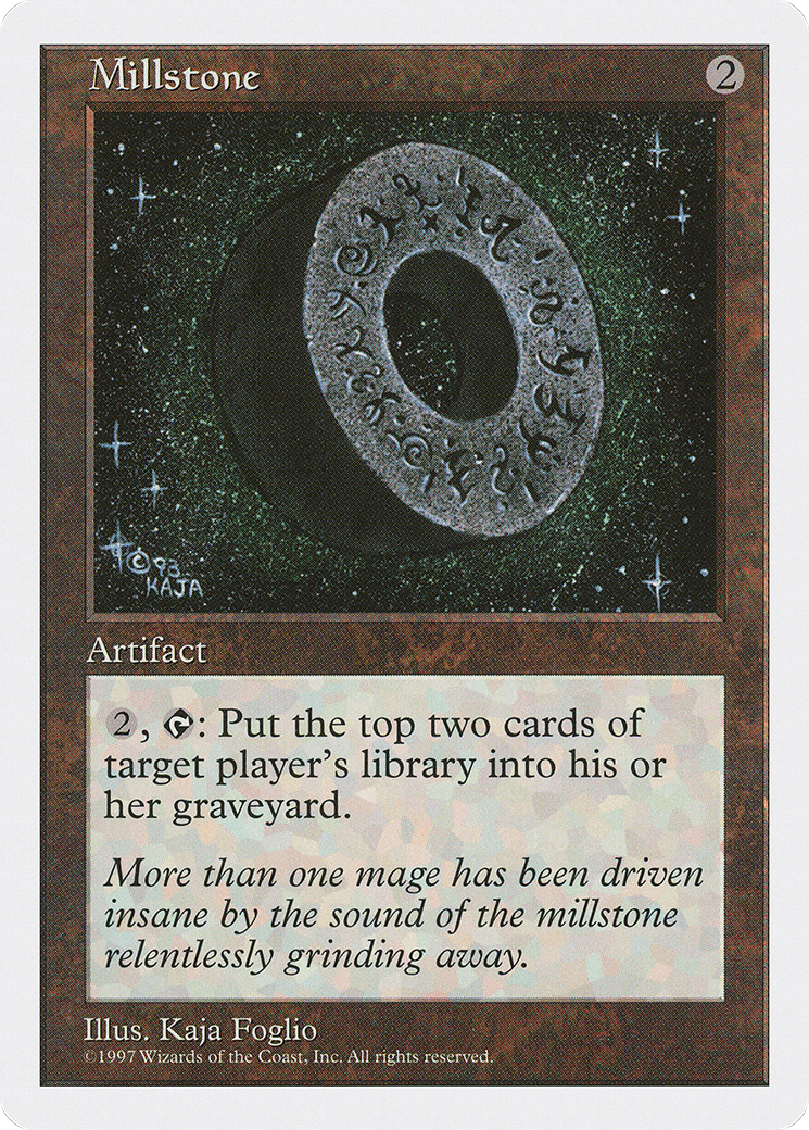 Millstone (5ED-390) - Fifth Edition - Premium MTG Single from Wizards of the Coast - Just $0.10! Shop now at Game Crave Tournament Store
