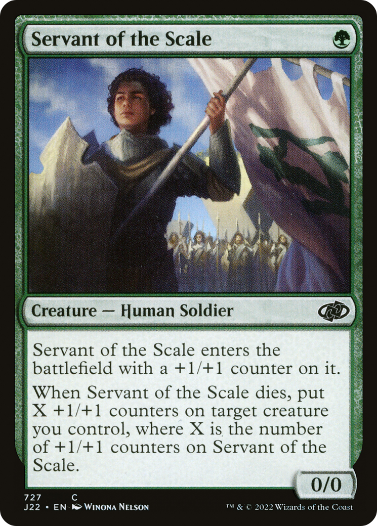 Servant of the Scale (J22-727) - Jumpstart 2022 - Premium MTG Single from Wizards of the Coast - Just $0.25! Shop now at Game Crave Tournament Store