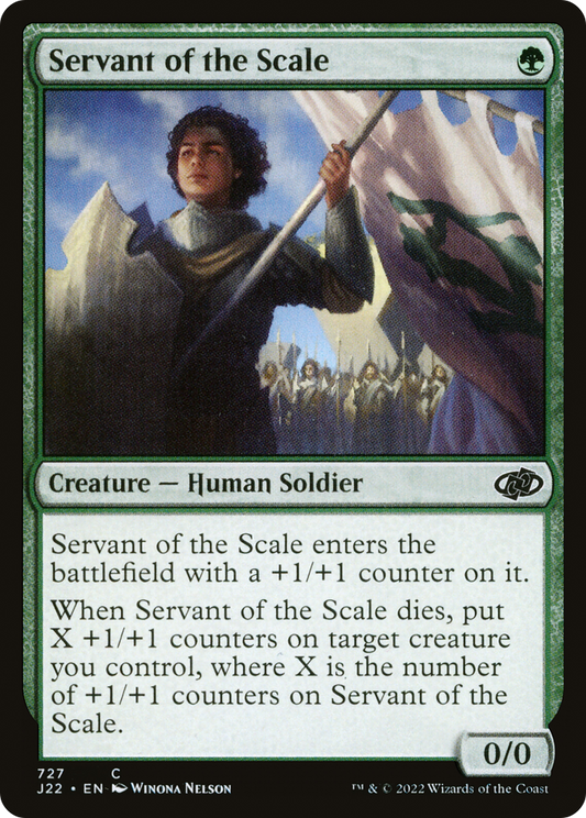 Servant of the Scale (J22-727) - Jumpstart 2022 - Premium MTG Single from Wizards of the Coast - Just $0.25! Shop now at Game Crave Tournament Store