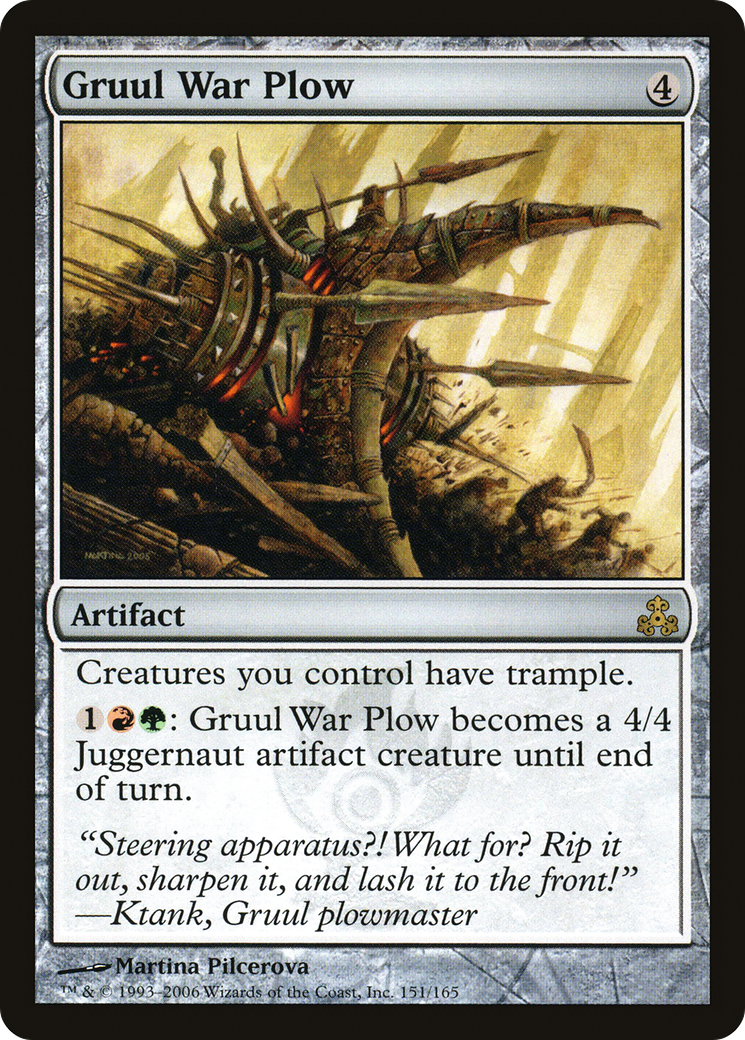Gruul War Plow (GPT-151) - Guildpact - Premium MTG Single from Wizards of the Coast - Just $1.29! Shop now at Game Crave Tournament Store