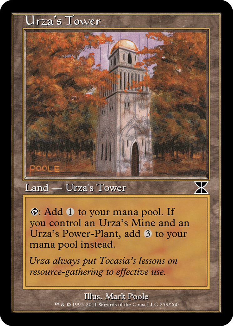 Urza's Tower (ME4-259D) - Masters Edition IV Foil - Premium MTG Single from Wizards of the Coast - Just $0! Shop now at Game Crave Tournament Store