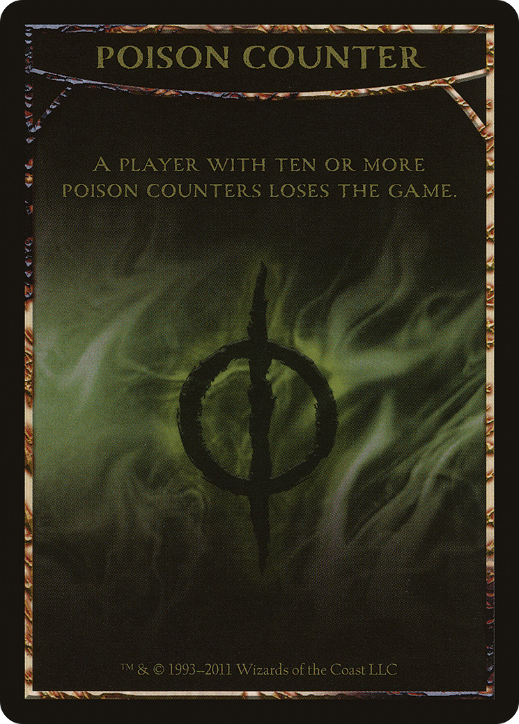 Poison Counter (TMBS-006) - Mirrodin Besieged Tokens - Premium MTG Single from Wizards of the Coast - Just $0.25! Shop now at Game Crave Tournament Store