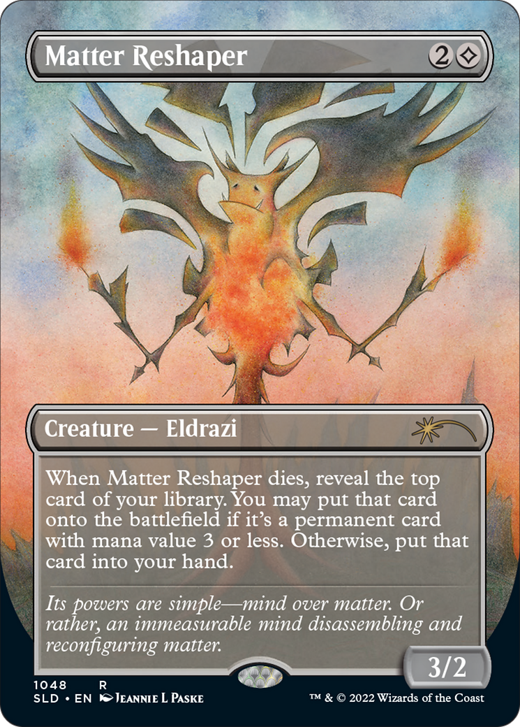 Matter Reshaper (SLD-1048) - Secret Lair Drop (Borderless) Foil - Premium MTG Single from Wizards of the Coast - Just $1.17! Shop now at Game Crave Tournament Store