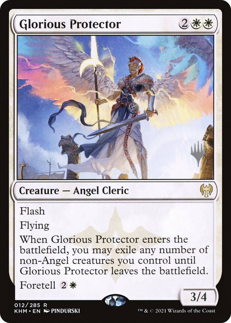 Glorious Protector (PKHM-12P) - Kaldheim Promos Foil - Premium MTG Single from Wizards of the Coast - Just $0.19! Shop now at Game Crave Tournament Store