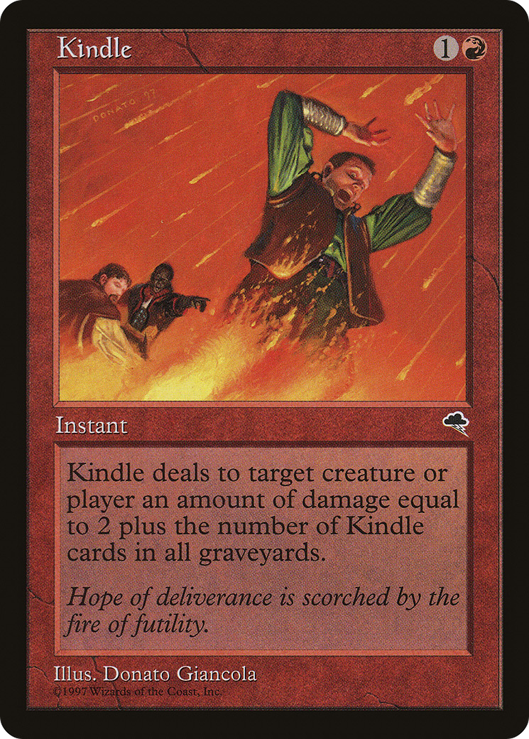 Kindle (TMP-184) - Tempest - Premium MTG Single from Wizards of the Coast - Just $0.08! Shop now at Game Crave Tournament Store