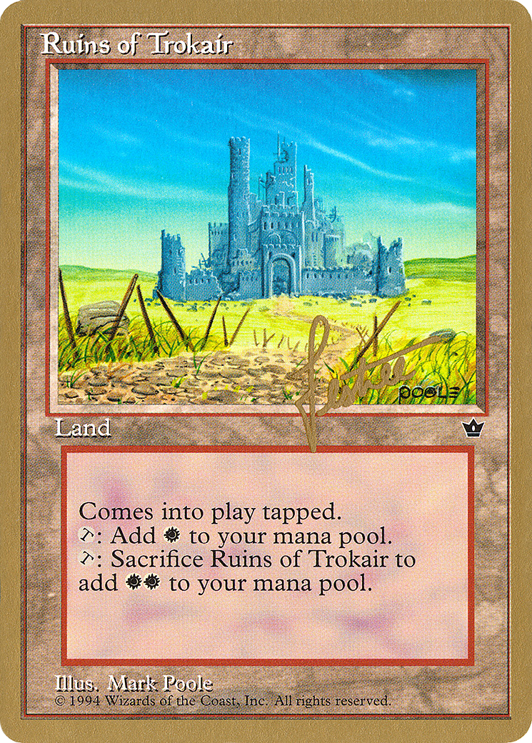 Ruins of Trokair (PTC-BL100) - Pro Tour Collector Set - Premium MTG Single from Wizards of the Coast - Just $0.79! Shop now at Game Crave Tournament Store