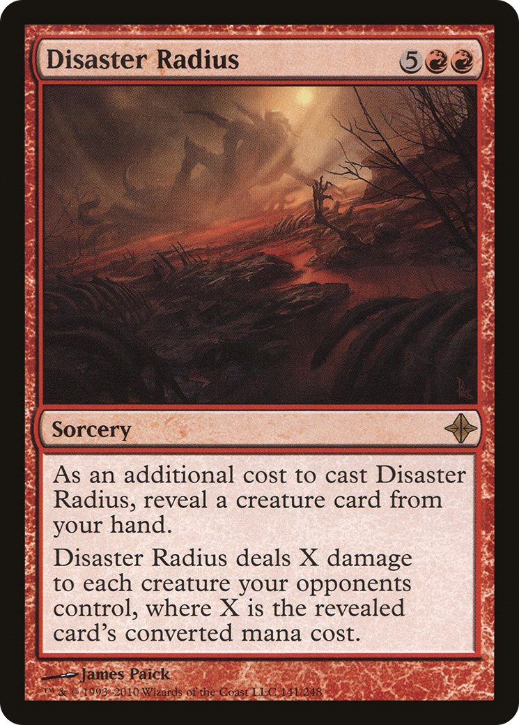 Disaster Radius (ROE-141) - Rise of the Eldrazi - Premium MTG Single from Wizards of the Coast - Just $0.08! Shop now at Game Crave Tournament Store