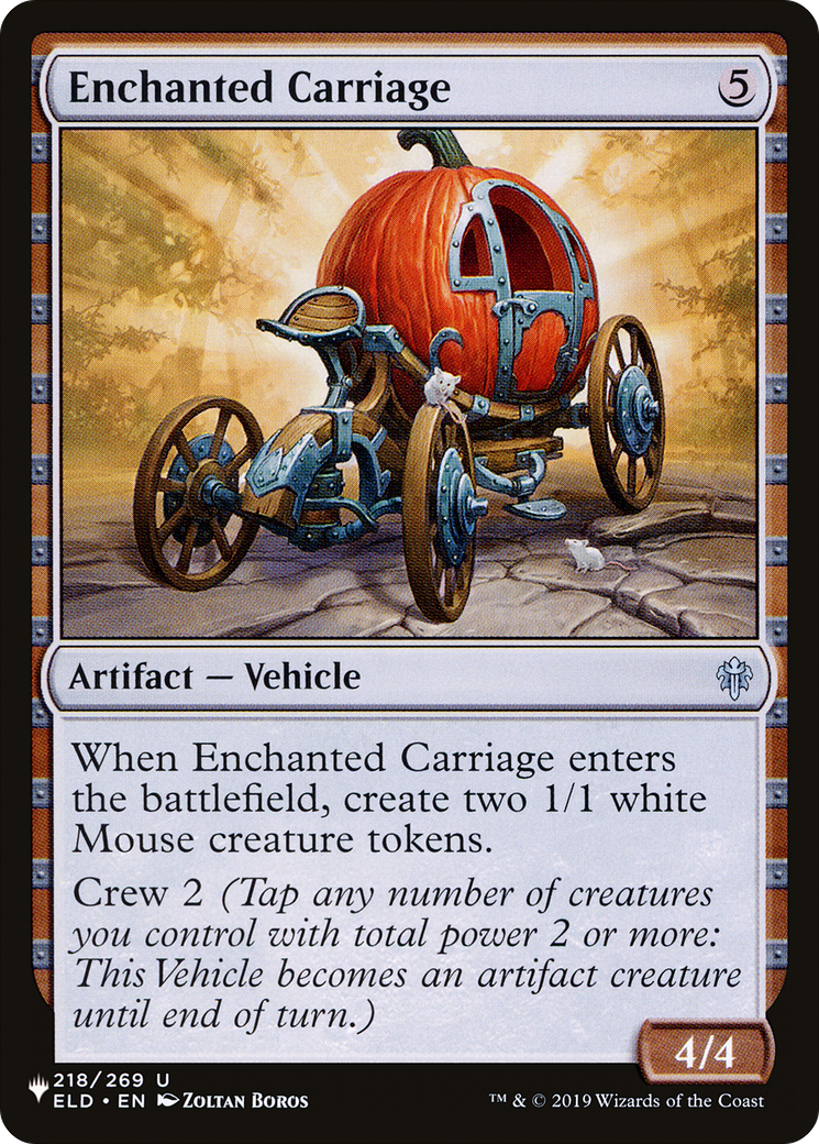 Enchanted Carriage (PLIST-1287) - The List - Premium MTG Single from Wizards of the Coast - Just $0.08! Shop now at Game Crave Tournament Store