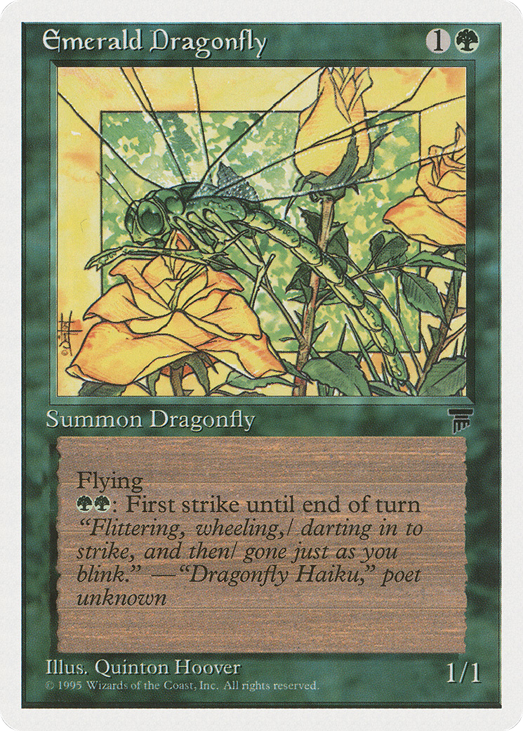 Emerald Dragonfly (CHR-063) - Chronicles - Premium MTG Single from Wizards of the Coast - Just $0.08! Shop now at Game Crave Tournament Store