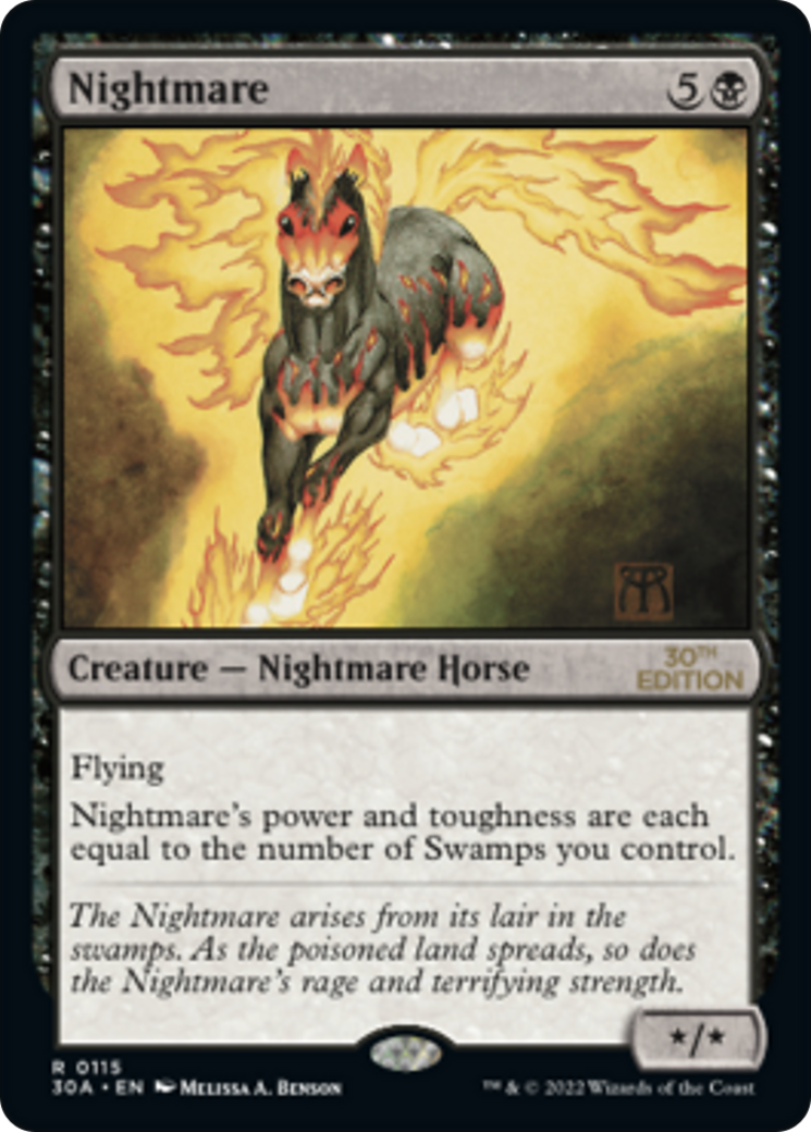 Nightmare (30A-115) - 30th Anniversary Edition - Premium MTG Single from Wizards of the Coast - Just $7.19! Shop now at Game Crave Tournament Store