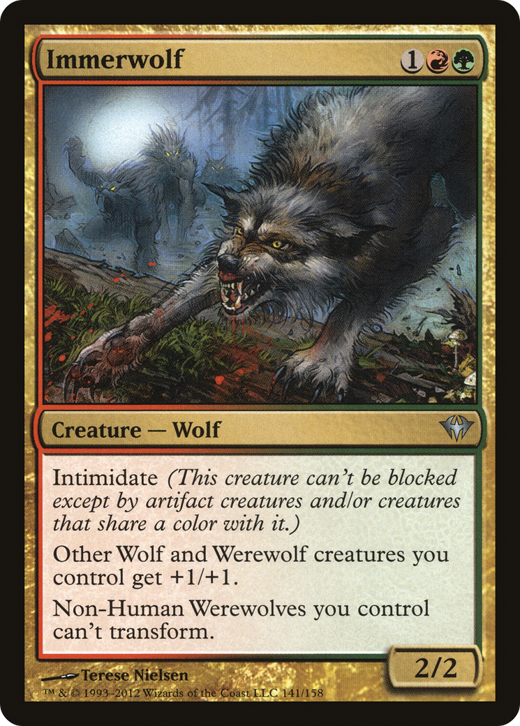 Immerwolf (DKA-141) - Dark Ascension - Premium MTG Single from Wizards of the Coast - Just $0.13! Shop now at Game Crave Tournament Store