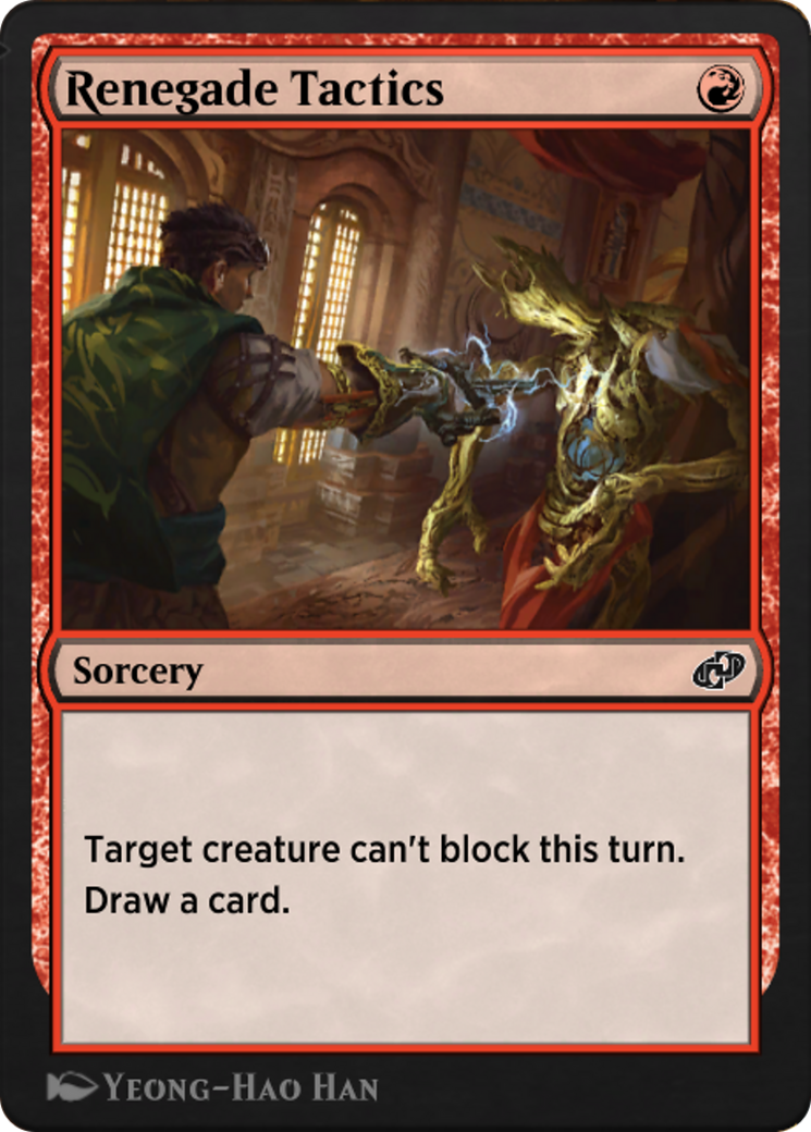 Renegade Tactics (J21-503) - Jumpstart: Historic Horizons - Premium MTG Single from Wizards of the Coast - Just $0! Shop now at Game Crave Tournament Store
