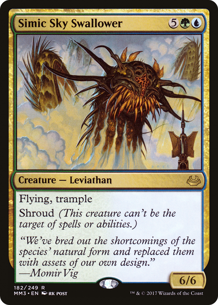 Simic Sky Swallower (MM3-182) - Modern Masters 2017 - Premium MTG Single from Wizards of the Coast - Just $0.25! Shop now at Game Crave Tournament Store