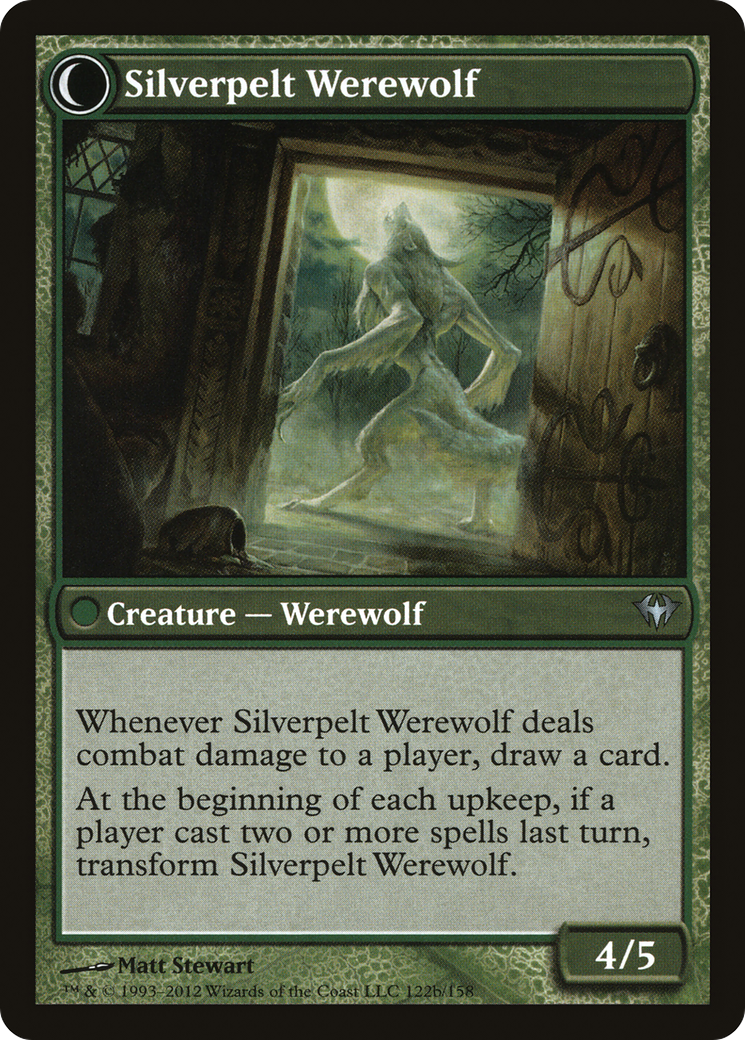 Lambholt Elder // Silverpelt Werewolf (DKA-122) - Dark Ascension: (Double Faced Transform) - Premium MTG Single from Wizards of the Coast - Just $0.08! Shop now at Game Crave Tournament Store