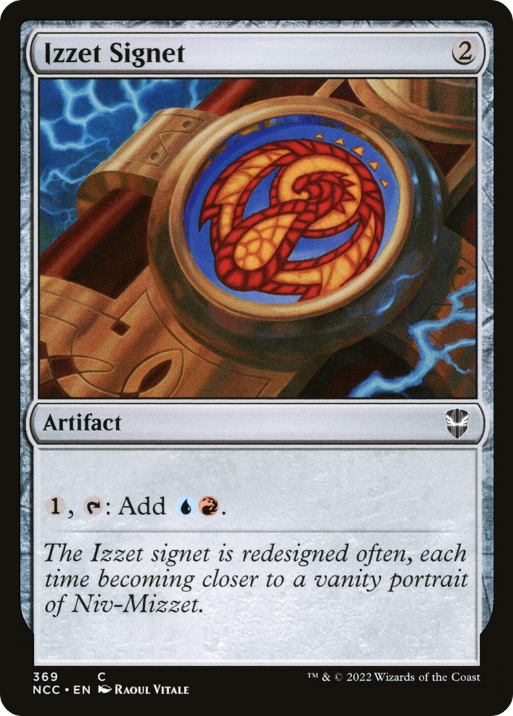Izzet Signet (NCC-369) - New Capenna Commander - Premium MTG Single from Wizards of the Coast - Just $1.02! Shop now at Game Crave Tournament Store