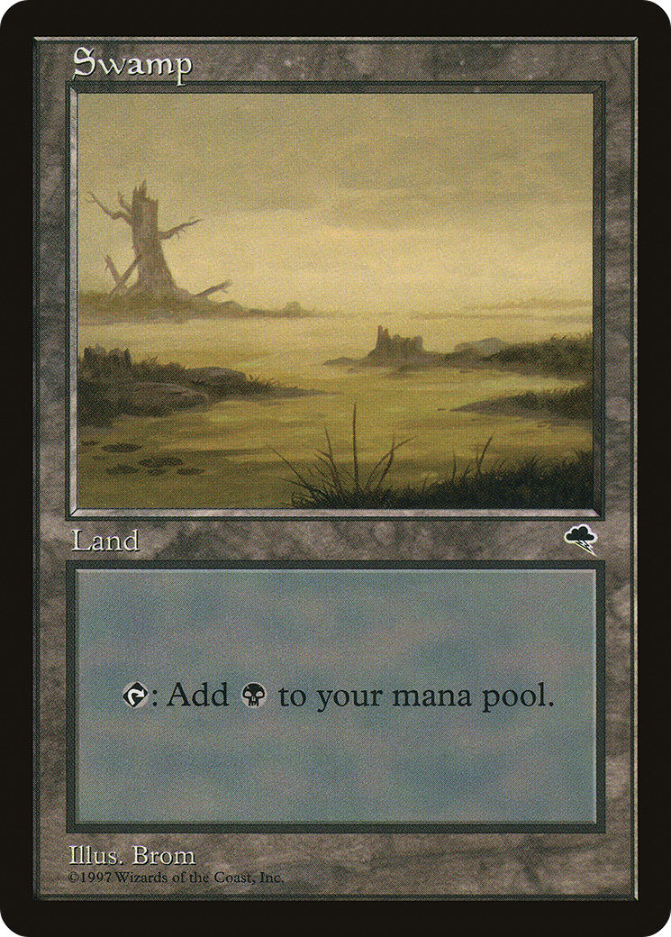 Swamp (TMP-342) - Tempest - Premium MTG Single from Wizards of the Coast - Just $0.17! Shop now at Game Crave Tournament Store