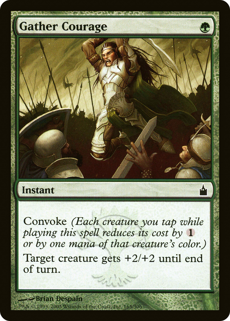 Gather Courage (RAV-165) - Ravnica: City of Guilds - Premium MTG Single from Wizards of the Coast - Just $0.08! Shop now at Game Crave Tournament Store