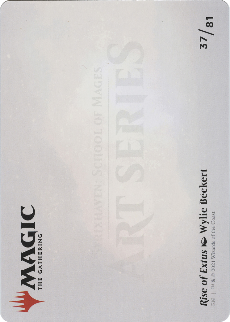 Rise of Extus // Rise of Extus (ASTX-037) - Strixhaven Art Series (Borderless) Foil - Premium MTG Single from Wizards of the Coast - Just $0! Shop now at Game Crave Tournament Store